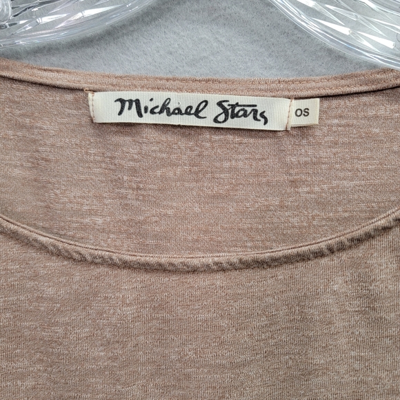 MICHAEL STARS BASIC LONG SLEEVE TOP, SIZE OS - Picture 3 of 6